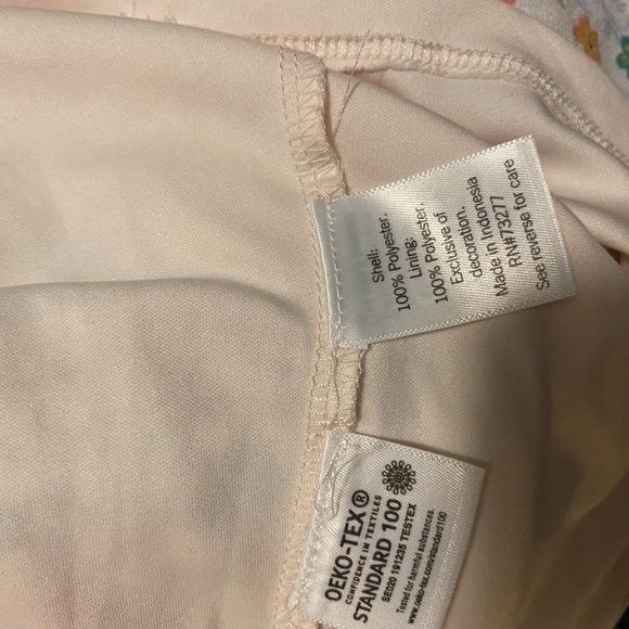 Floral LC Lauren Conrad Smocked Bodice Mini Dress 2X - Picture 3 of 5